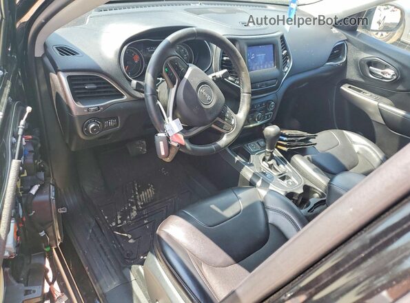 1C4PJLLB8KD290056 2019 JEEP CHEROKEE Черный Вид панели приборов