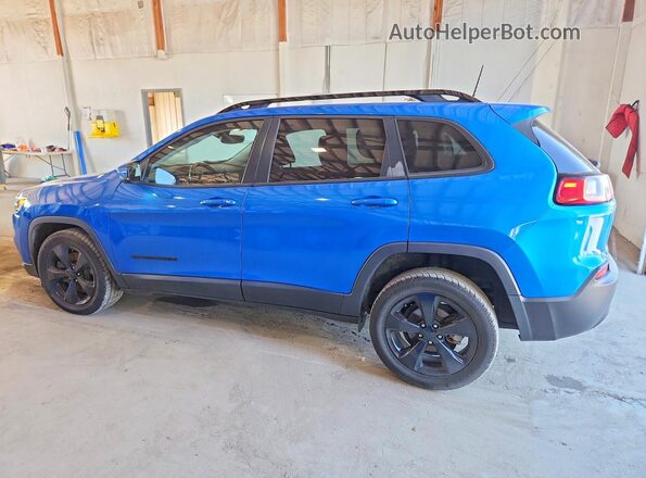1C4PJLLB8MD155792 2021 JEEP CHEROKEE Синий Задняя левая четверть
