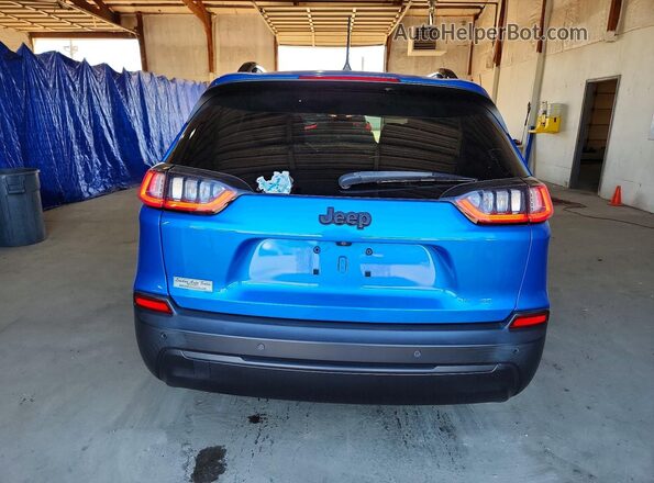 1C4PJLLB8MD155792 2021 JEEP CHEROKEE Синий Вид сзади