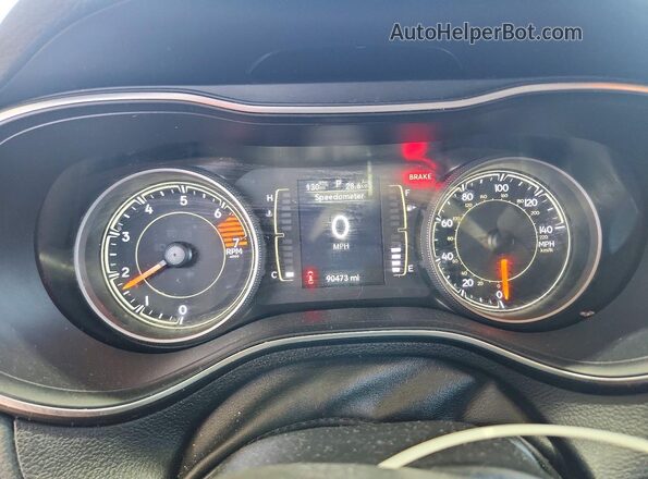 1C4PJLLB8MD173466 2021 JEEP CHEROKEE Gray Вид щитка приладів