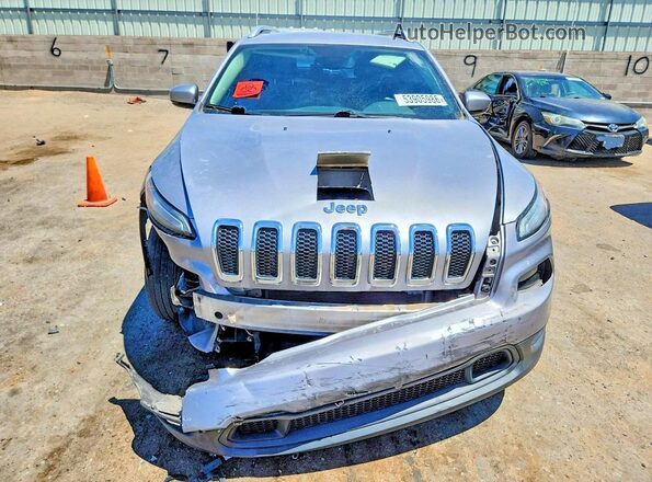 1C4PJLLB9JD512070 2018 JEEP CHEROKEE Silver Вид спереду