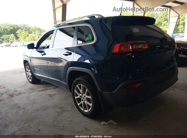 1C4PJLLB9JD583933 2018 JEEP CHEROKEE Blue Հետևի ձախ
