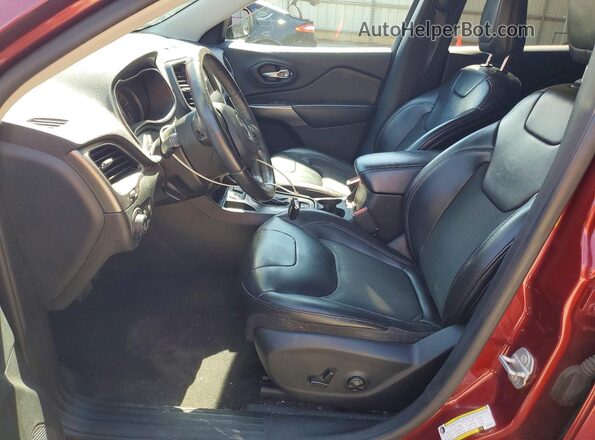 1C4PJLLB9KD263819 2019 JEEP CHEROKEE Burgundy Вид салону спереду