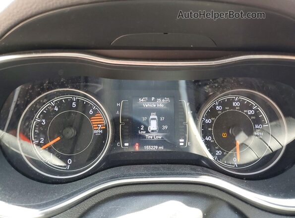 1C4PJLLB9KD263819 2019 JEEP CHEROKEE Burgundy Вид щитка приладів