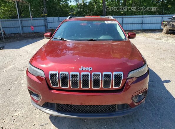 1C4PJLLB9KD263819 2019 JEEP CHEROKEE Burgundy Вид спереду