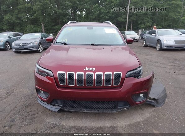 1C4PJLLB9KD387525 2019 JEEP CHEROKEE Бордовый Вид щитка приборов