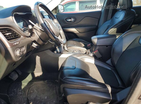 1C4PJLLB9KD419924 2019 JEEP CHEROKEE Black Вид салону спереду