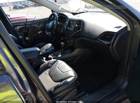 1C4PJLLB9LD510922 2020 JEEP CHEROKEE Gray Widok wnętrza z przodu