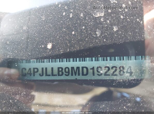 1C4PJLLB9MD192284 2021 JEEP CHEROKEE White Widok komory silnika