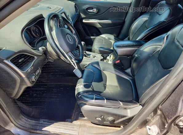 1C4PJLLBXKD154592 2019 JEEP CHEROKEE Gray წინა სალონის ხედი