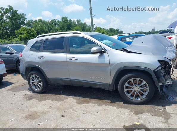 1C4PJLLN4KD222704 2019 JEEP CHEROKEE Серебряный Вид задней части салона