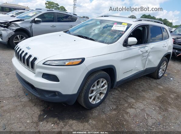 1C4PJLLX4JD525062 2018 JEEP CHEROKEE White წინა მარცხენა ხედი სამი მეოთხედიდან