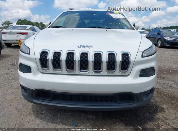 1C4PJLLX4JD525062 2018 JEEP CHEROKEE White ხელსაწყოთა პანელის ხედი