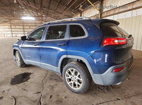 1C4PJLLX5JD519593 2018 JEEP CHEROKEE Blue Задня ліва чверть