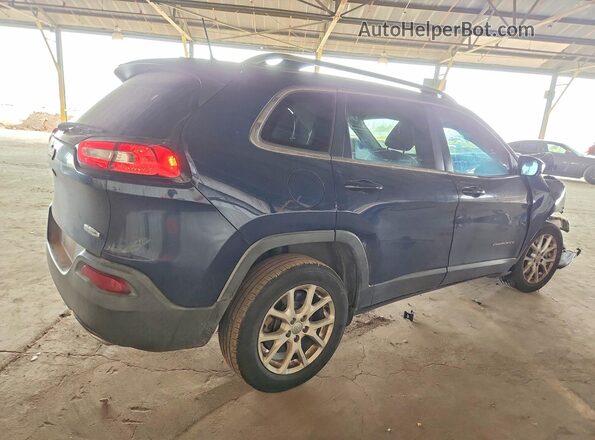 1C4PJLLX5JD519593 2018 JEEP CHEROKEE Blue Задня права чверть