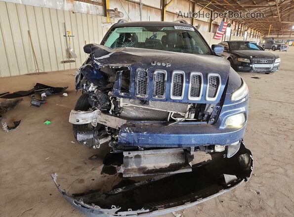 1C4PJLLX5JD519593 2018 JEEP CHEROKEE Blue Вид спереду