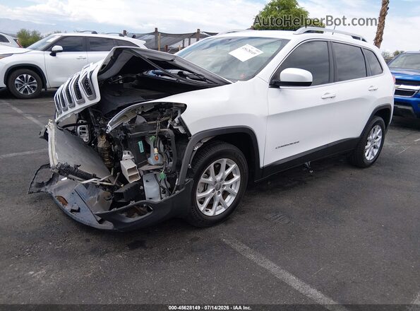 1C4PJLLX5JD525040 2018 JEEP CHEROKEE Белый Передняя левая четверть