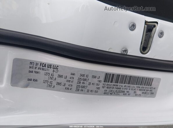 1C4PJLLX5JD525040 2018 JEEP CHEROKEE Белый Вид подкапотного пространства
