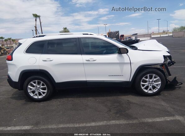 1C4PJLLX5JD525040 2018 JEEP CHEROKEE Белый Вид задней части салона