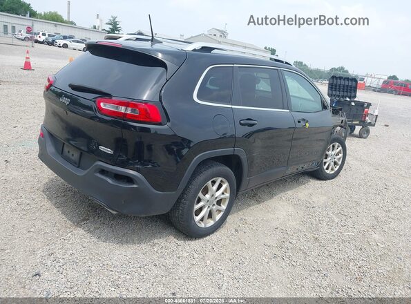 1C4PJLLX6JD553607 2018 JEEP CHEROKEE Black Задня права чверть