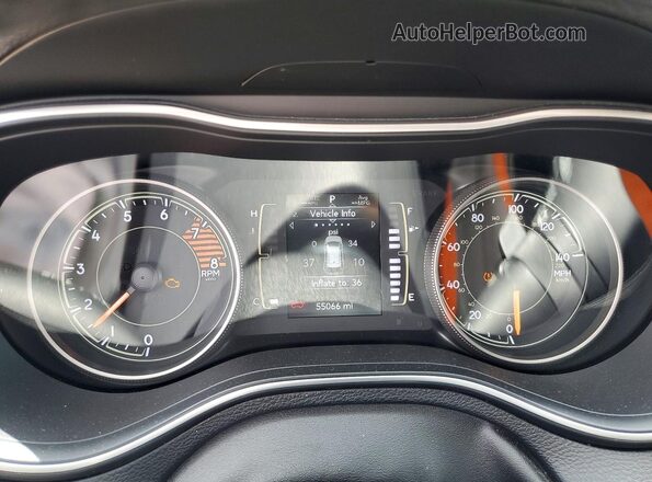 1C4PJLLX9KD123121 2019 JEEP CHEROKEE Черный Вид щитка приборов