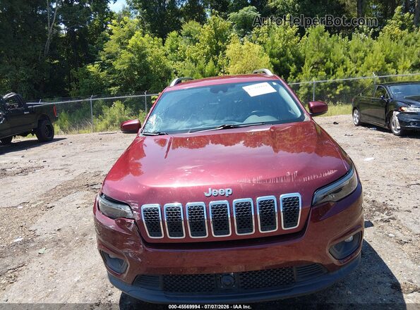 1C4PJLMX1MD158799 2021 JEEP CHEROKEE Maroon Սարքավորումների վահանակի տեսք