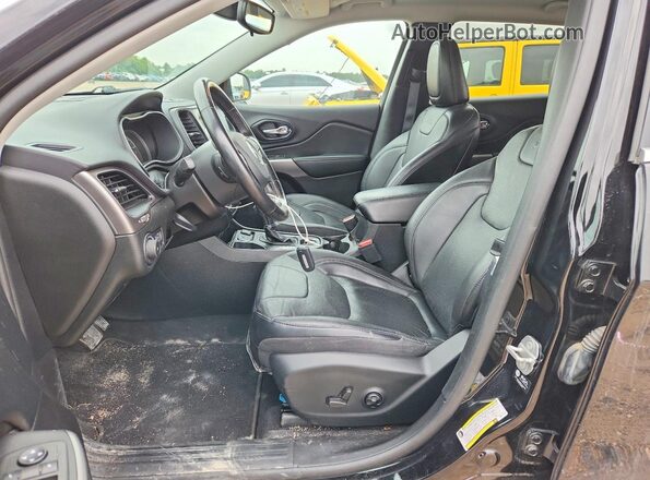 1C4PJLMX4MD211530 2021 JEEP CHEROKEE Black Widok wnętrza z przodu