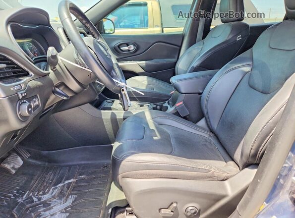 1C4PJLMX6MD211514 2021 JEEP CHEROKEE Blue წინა სალონის ხედი
