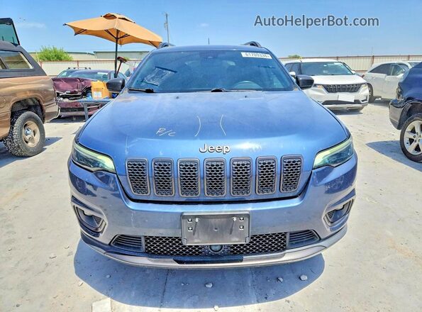 1C4PJLMX6MD211514 2021 JEEP CHEROKEE Blue წინა ხედი