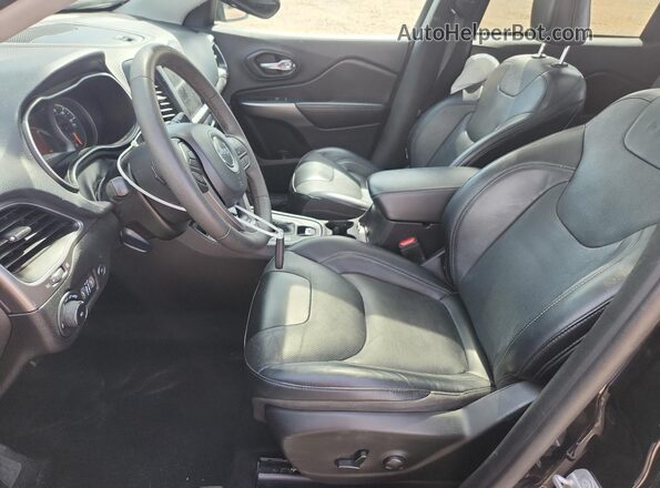 1C4PJLMX7ND503335 2022 JEEP CHEROKEE Black Front interior view