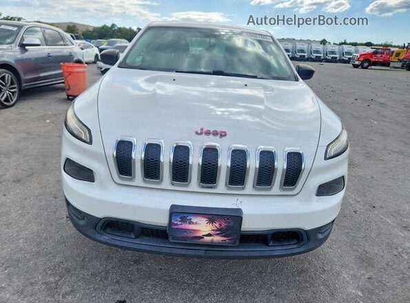1C4PJMAB0GW148580 2016 JEEP CHEROKEE White Вид спереду