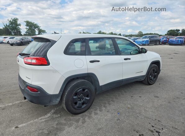 1C4PJMAB0GW148580 2016 JEEP CHEROKEE White Задня права чверть