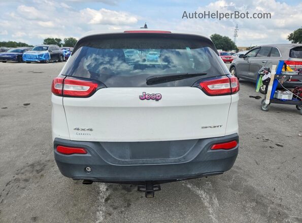 1C4PJMAB0GW148580 2016 JEEP CHEROKEE White Вид ззаду