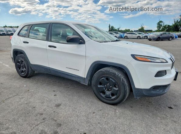 1C4PJMAB0GW148580 2016 JEEP CHEROKEE White Передня права чверть