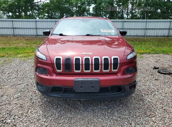 1C4PJMAB0GW170837 2016 JEEP CHEROKEE Red Դիմացի տեսք