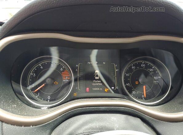 1C4PJMAB0GW170837 2016 JEEP CHEROKEE Red Սարքավորումների վահանակի տեսք