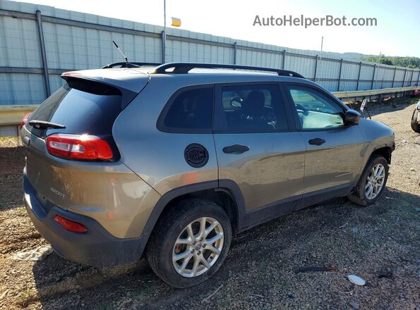 1C4PJMAB0GW244886 2016 JEEP CHEROKEE Gray Trasero derecho