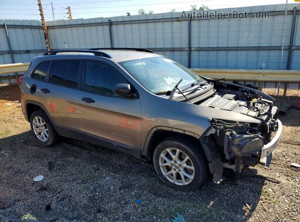 1C4PJMAB0GW244886 2016 JEEP CHEROKEE Gray Delantero derecho