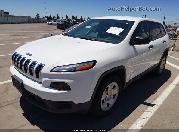 1C4PJMAB0HD225042 2017 JEEP CHEROKEE White Front left