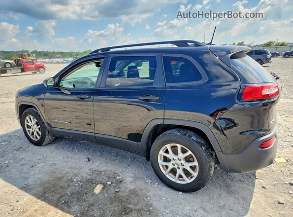 1C4PJMAB0HW656257 2017 JEEP CHEROKEE Black Հետևի ձախ