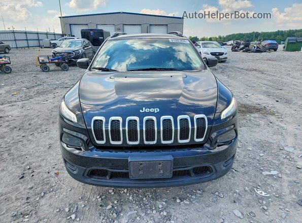 1C4PJMAB0HW656257 2017 JEEP CHEROKEE Black Դիմացի տեսք