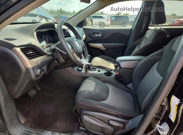 1C4PJMAB0HW656257 2017 JEEP CHEROKEE Black Սալոնի դիմացի տեսք
