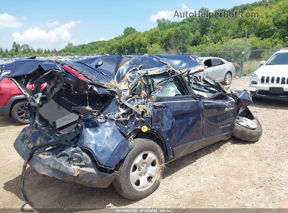 1C4PJMAB1GW313858 2016 JEEP CHEROKEE Dark Blue Задняя правая четверть