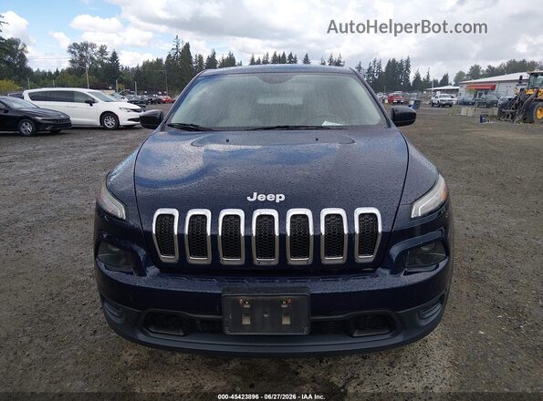 1C4PJMAB1GW352322 2016 JEEP CHEROKEE Blue Սարքավորումների վահանակի տեսք