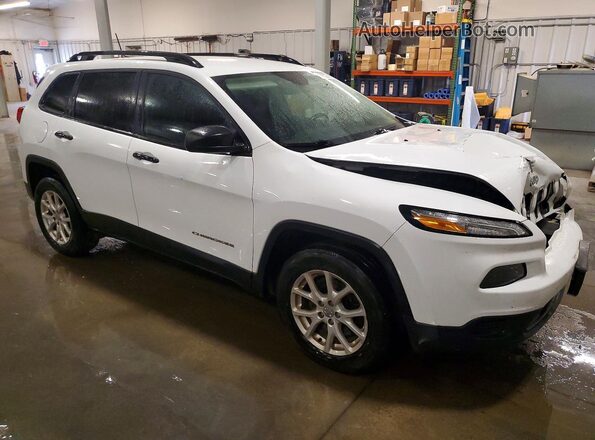 1C4PJMAB2GW240404 2016 JEEP CHEROKEE White Front right