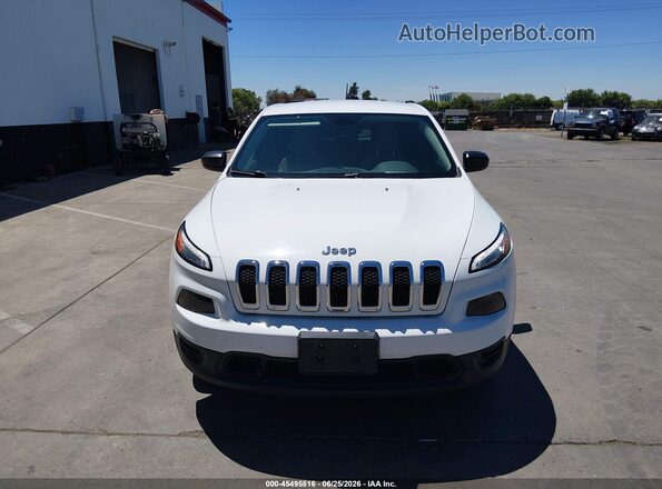 1C4PJMAB2GW313979 2016 JEEP CHEROKEE White Widok zestawu wskaźników