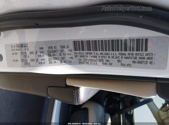 1C4PJMAB2GW313979 2016 JEEP CHEROKEE White Widok komory silnika
