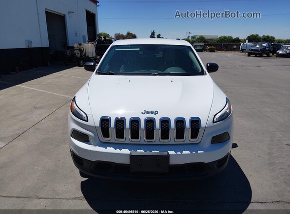 1C4PJMAB2GW313979 2016 JEEP CHEROKEE White Widok z przodu