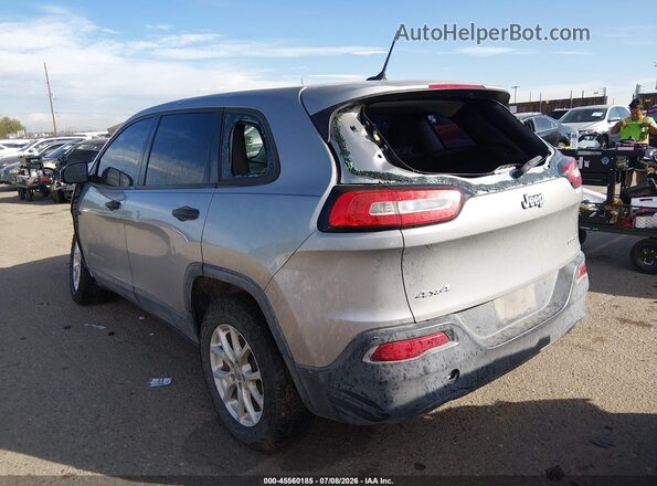 1C4PJMAB2HW562137 2017 JEEP CHEROKEE Gray Հետևի ձախ