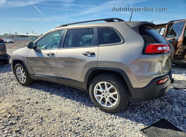 1C4PJMAB2HW602460 2017 JEEP CHEROKEE Gray Rear left